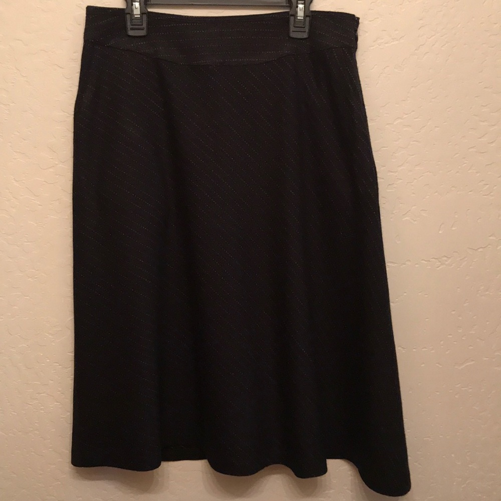 Wool a-line skirt‎